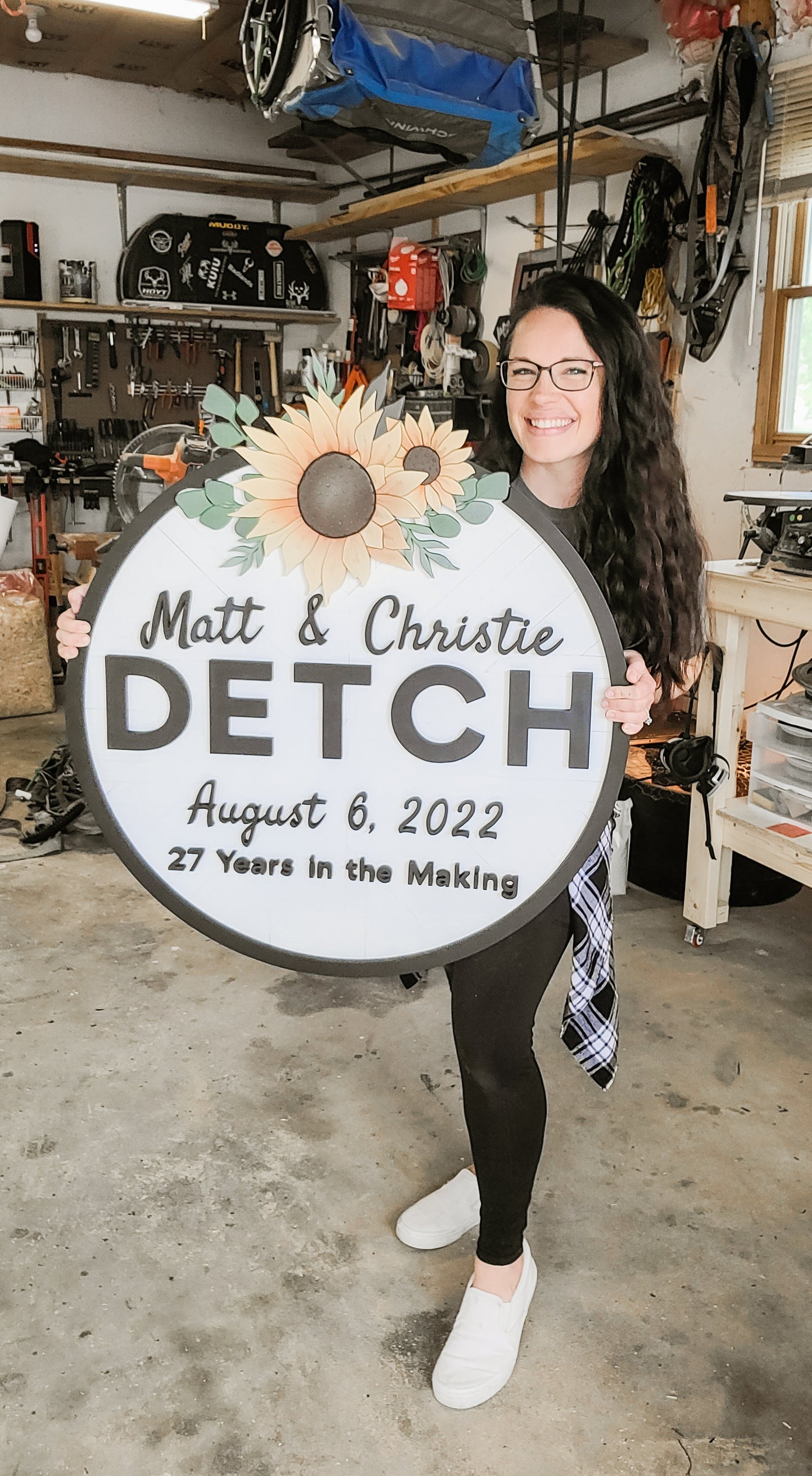 Custom Hand Cut Wood Sign Deposit