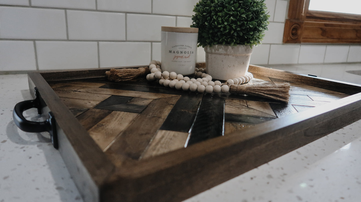 *SOLD* Rustic Mosaic Tray