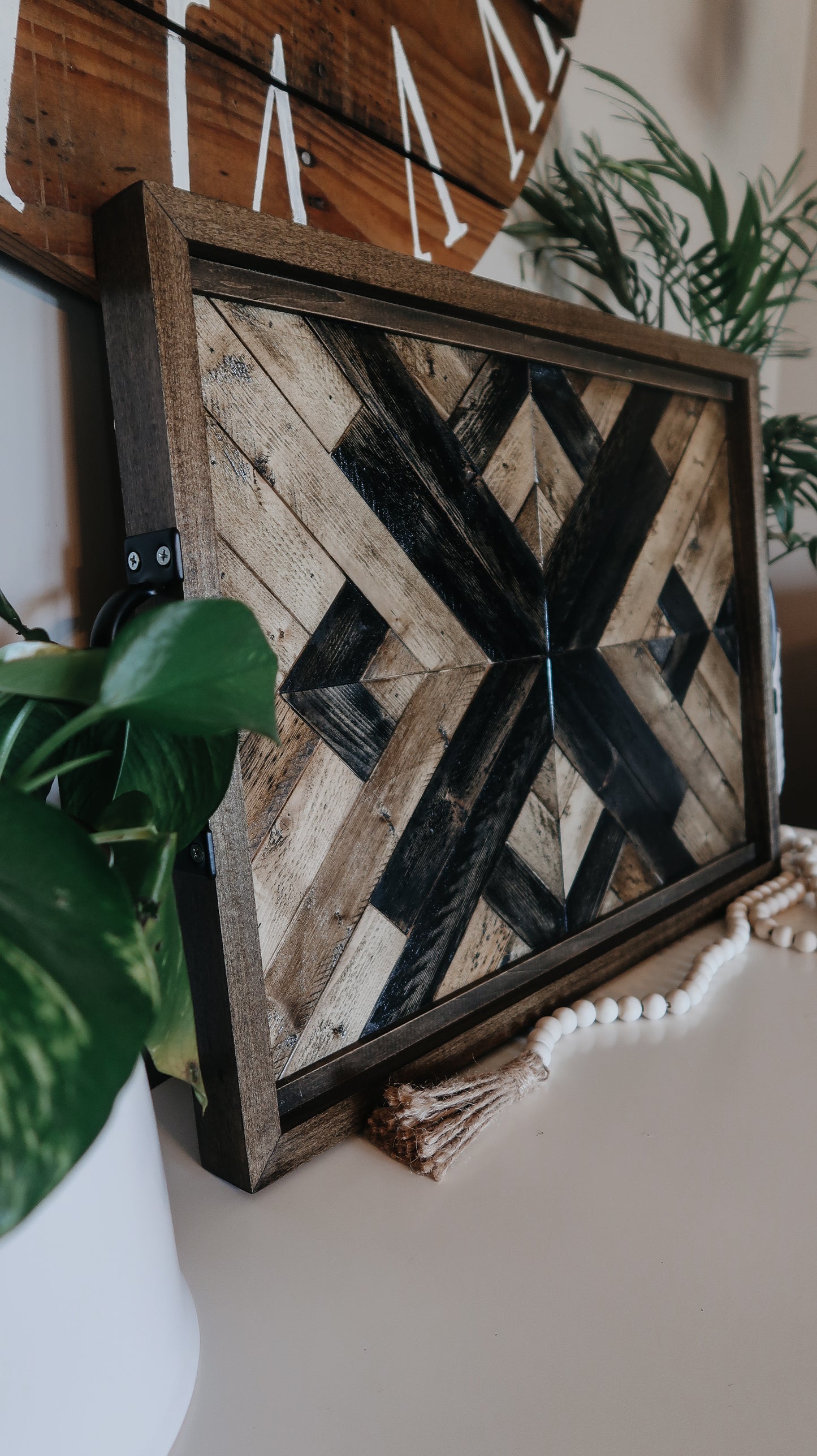 *SOLD* Rustic Mosaic Tray