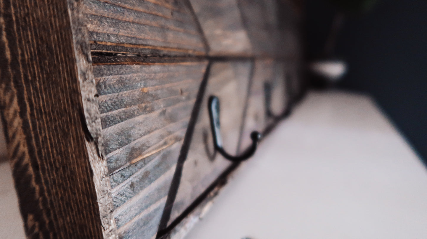 Rustic Coat & Key Hanger