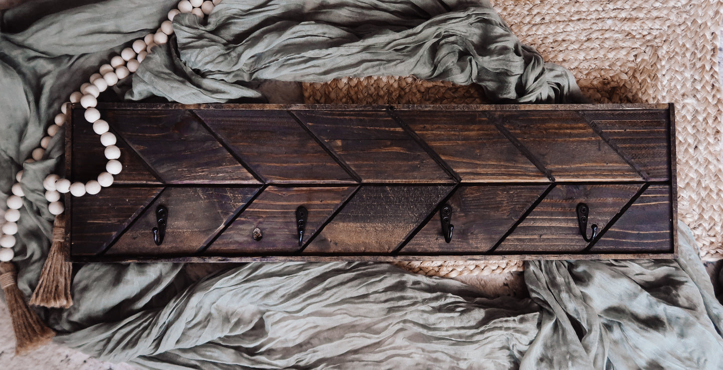 Rustic Coat & Key Hanger
