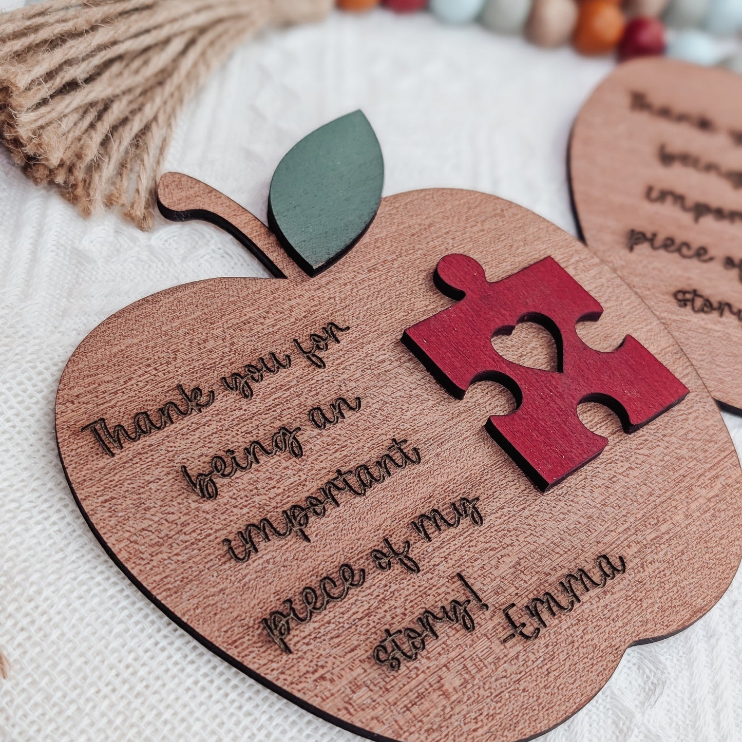 Teacher Apple Magnet