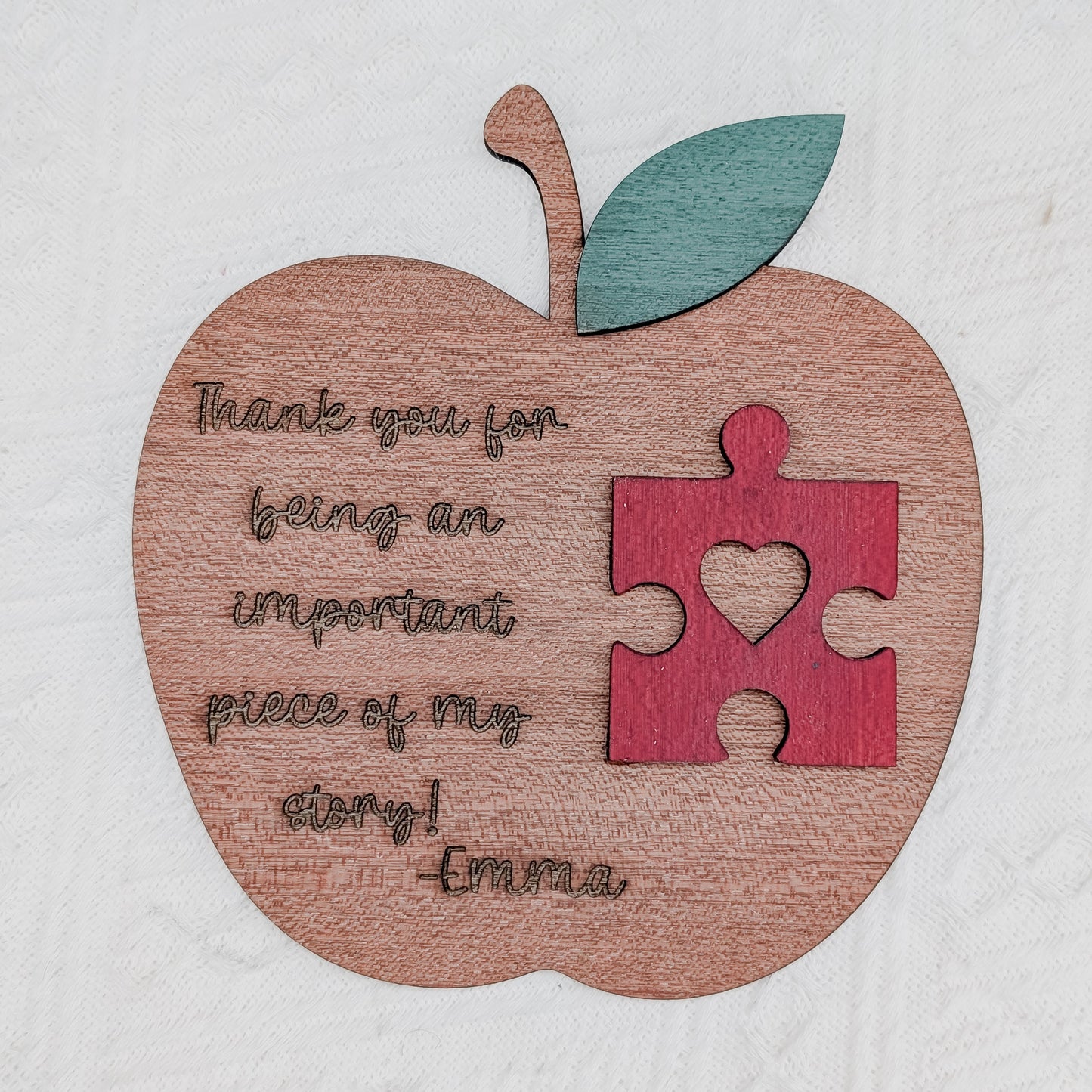 Teacher Apple Magnet