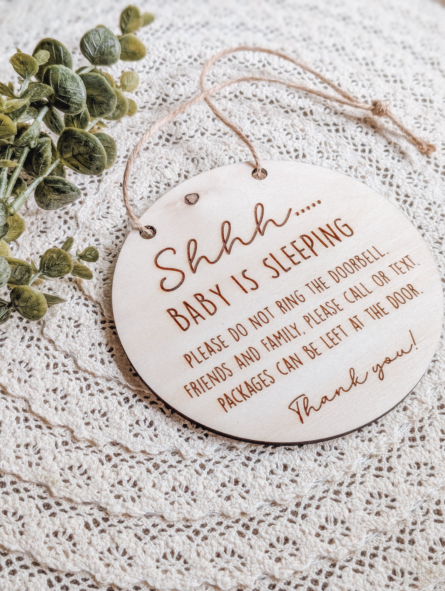 Baby is Sleeping Sign